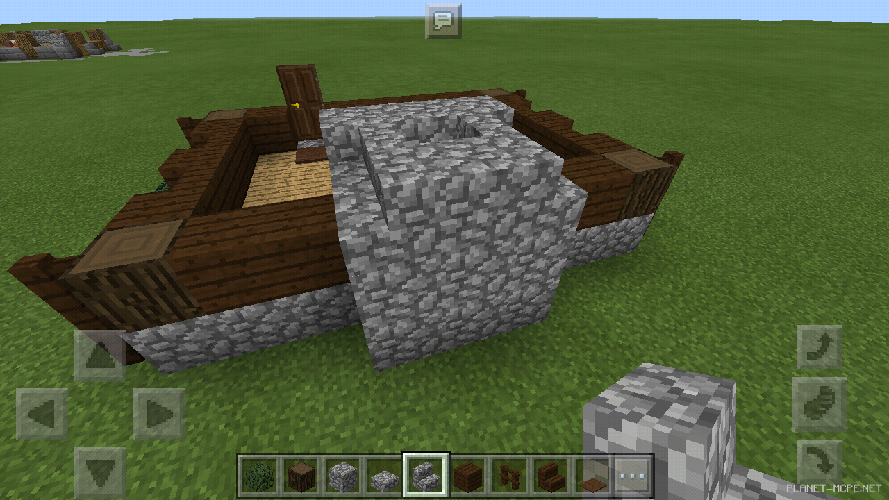 Маленький дом из тёмного дерева [2 часть][Гайды Minecraft PE]