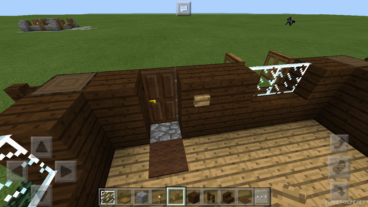 Маленький дом из тёмного дерева [2 часть][Гайды Minecraft PE]