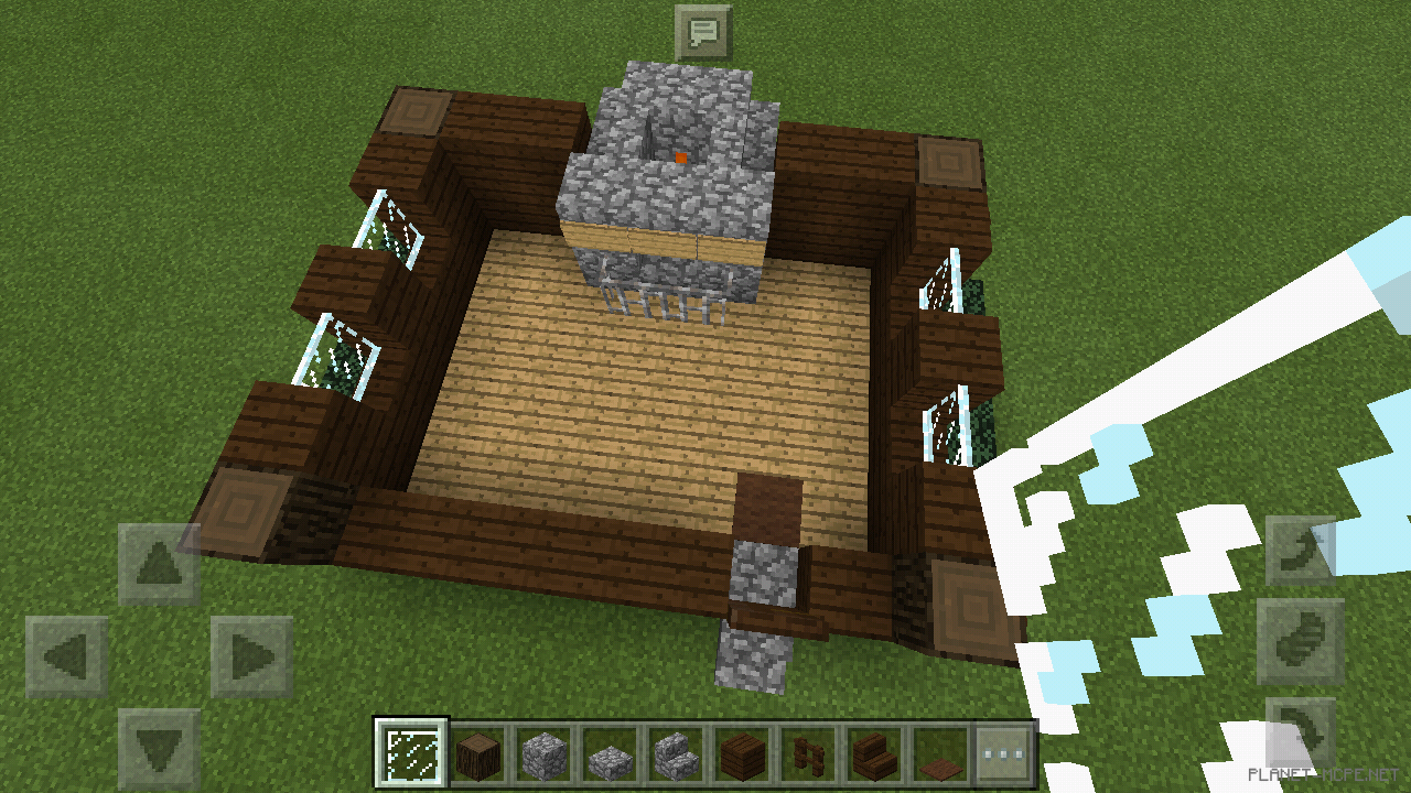 Маленький дом из тёмного дерева [2 часть][Гайды Minecraft PE]