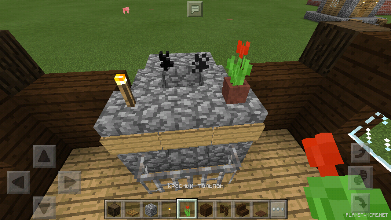 Маленький дом из тёмного дерева [2 часть][Гайды Minecraft PE]