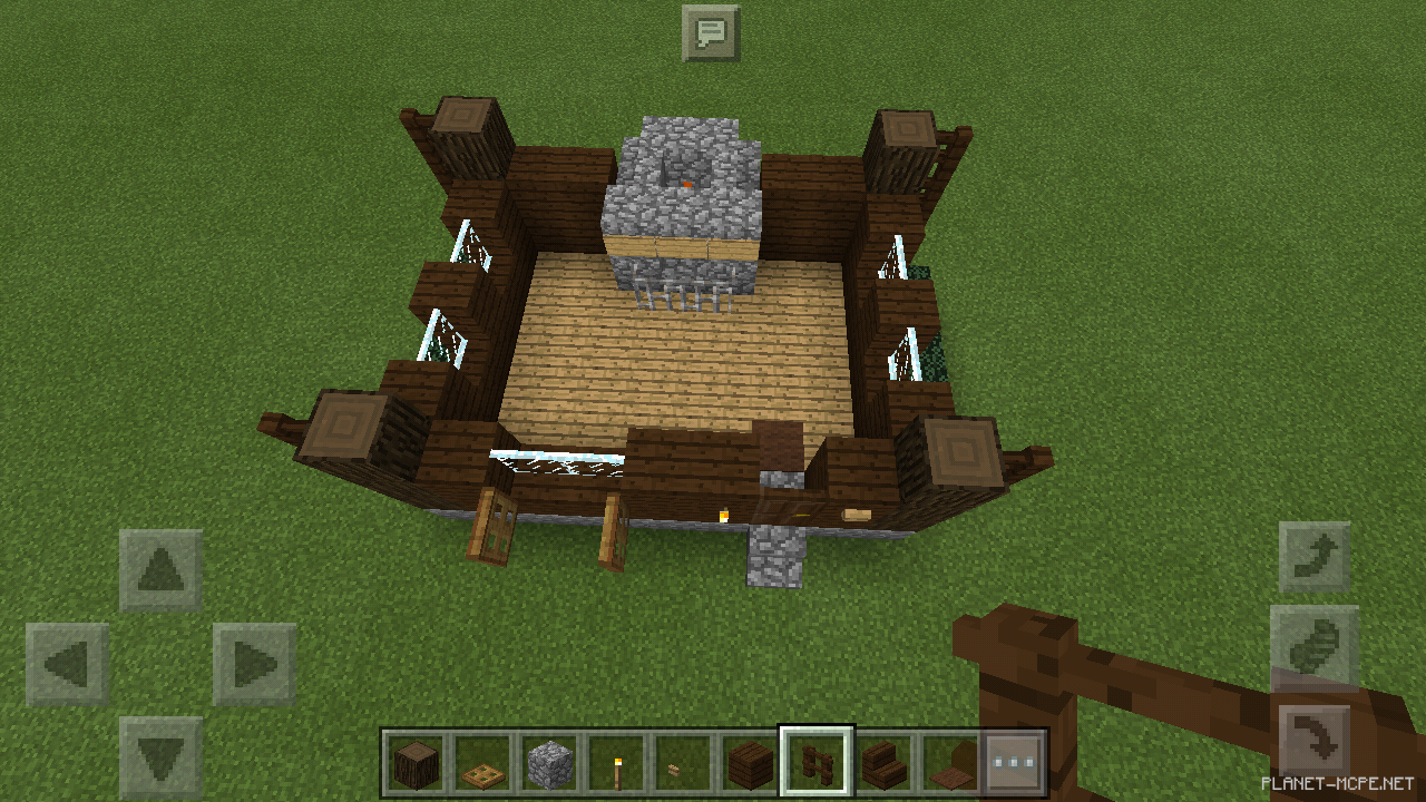 Маленький дом из тёмного дерева [2 часть][Гайды Minecraft PE]