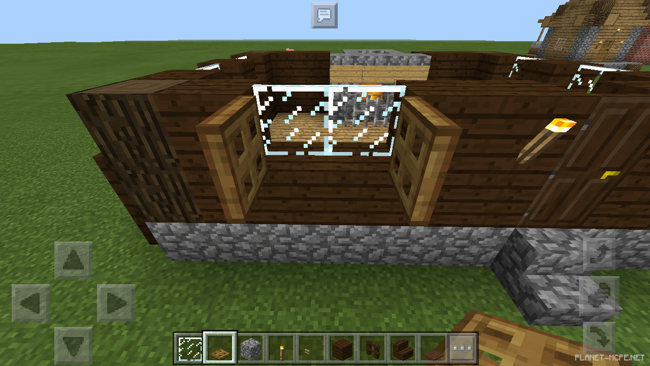 Маленький дом из тёмного дерева [2 часть][Гайды Minecraft PE]