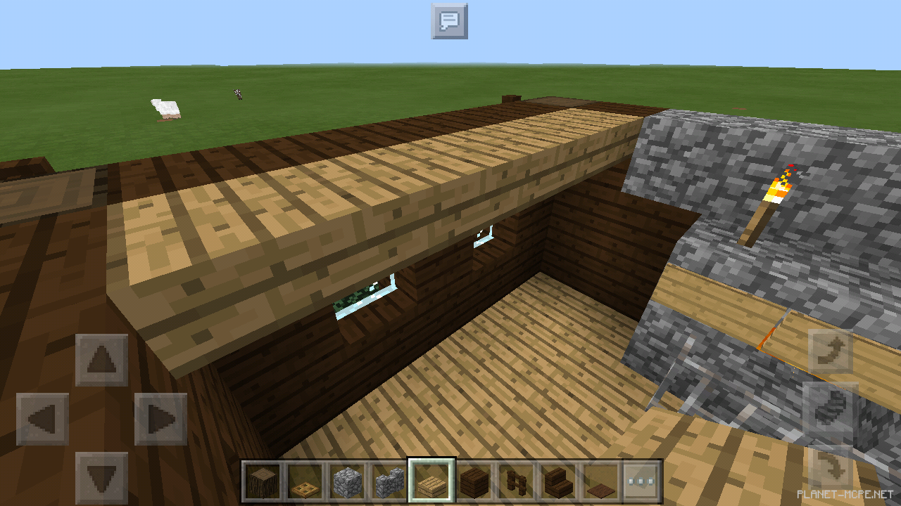 Маленький дом из тёмного дерева [2 часть][Гайды Minecraft PE]