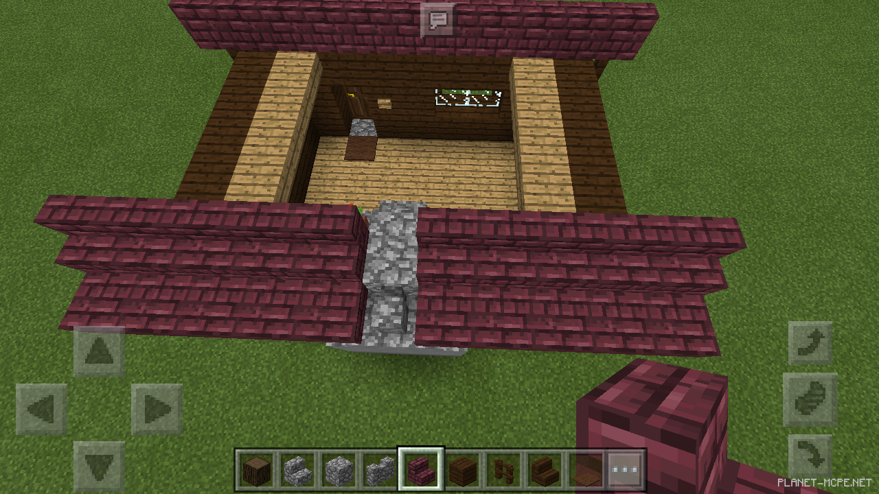 Маленький дом из тёмного дерева [2 часть][Гайды Minecraft PE]