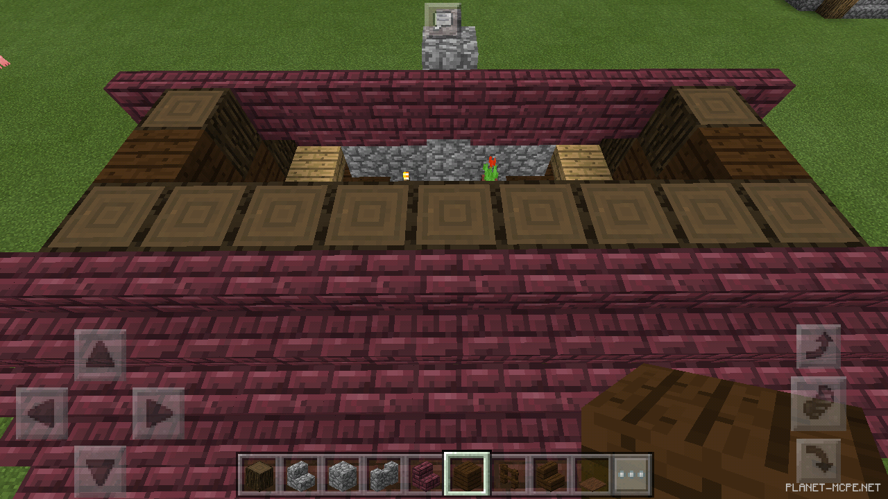 Маленький дом из тёмного дерева [2 часть][Гайды Minecraft PE]