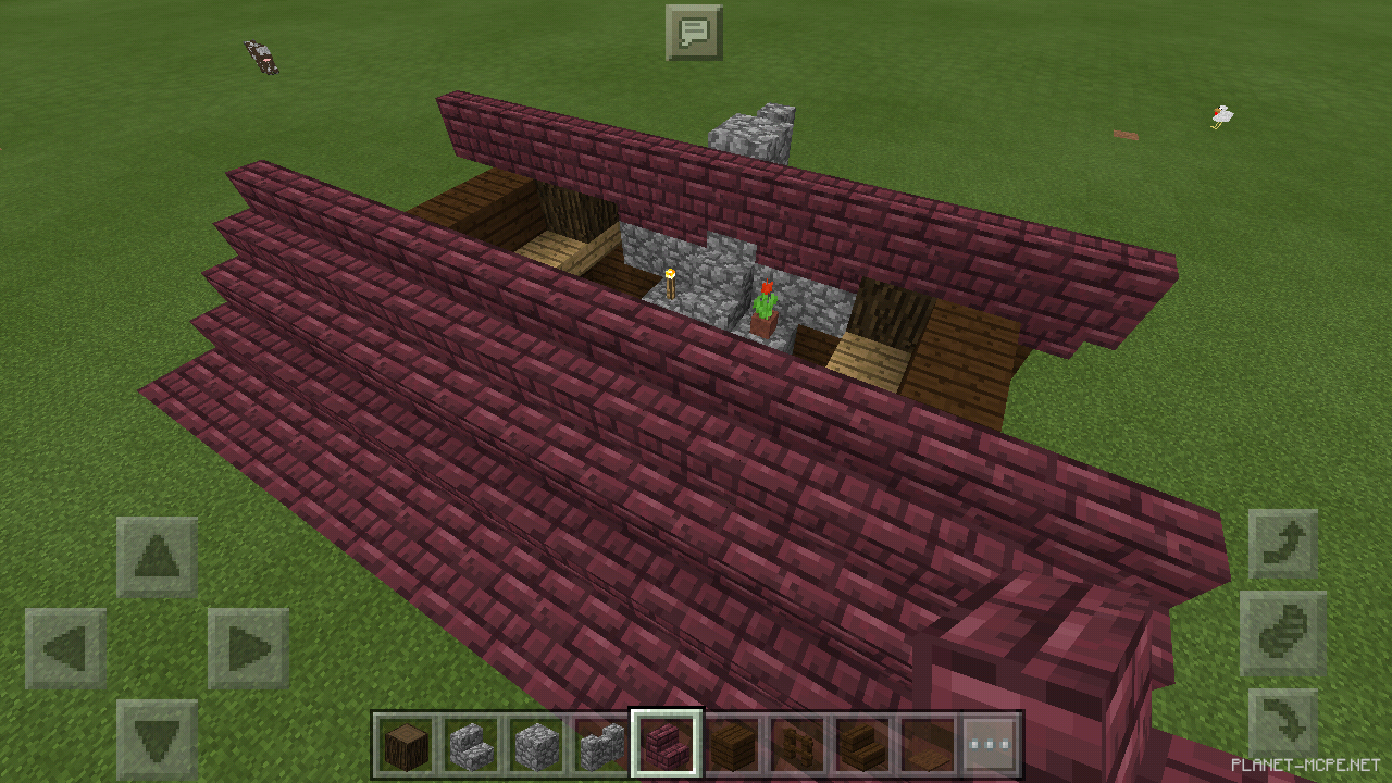 Маленький дом из тёмного дерева [2 часть][Гайды Minecraft PE]