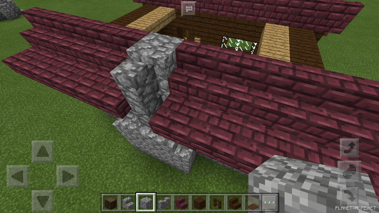 Маленький дом из тёмного дерева [2 часть][Гайды Minecraft PE]