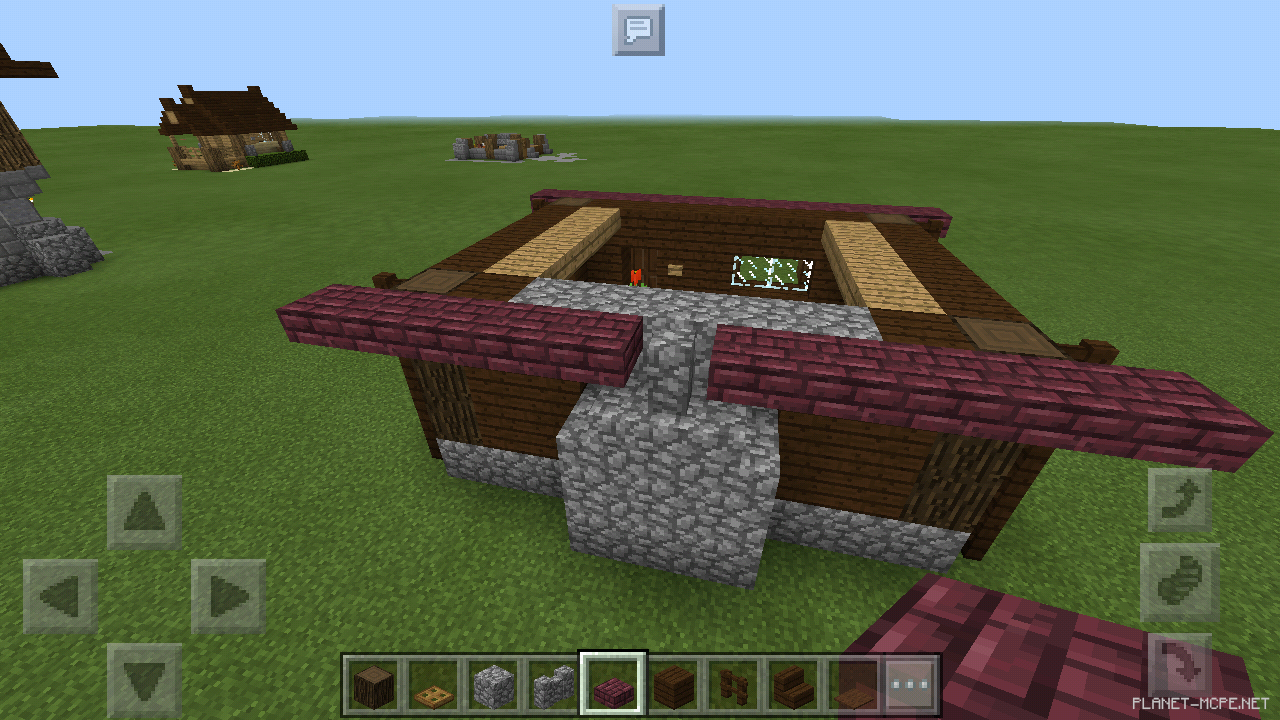 Маленький дом из тёмного дерева [2 часть][Гайды Minecraft PE]