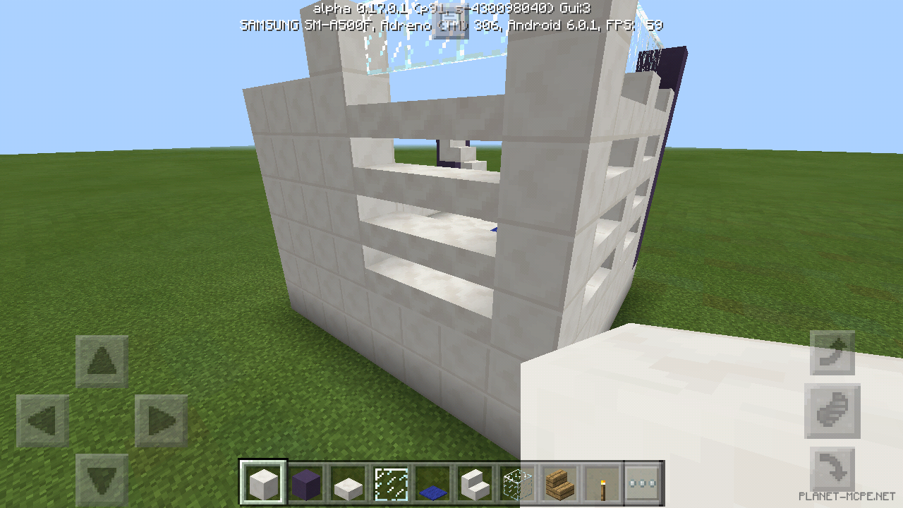 Трехэтажный дом в стиле модерн [1 часть][Гайды Minecraft PE]