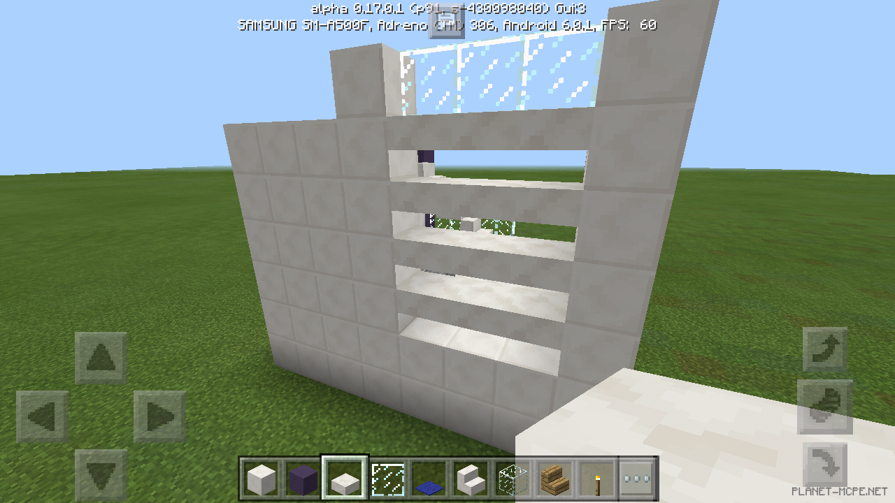 Трехэтажный дом в стиле модерн [1 часть][Гайды Minecraft PE]
