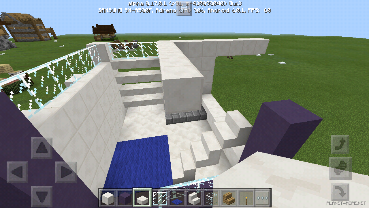 Трехэтажный дом в стиле модерн [1 часть][Гайды Minecraft PE]