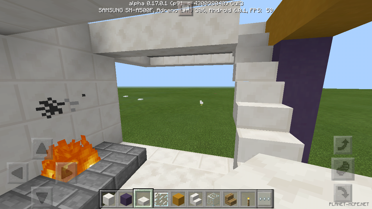 Трехэтажный дом в стиле модерн [2 часть][Гайды Minecraft PE]