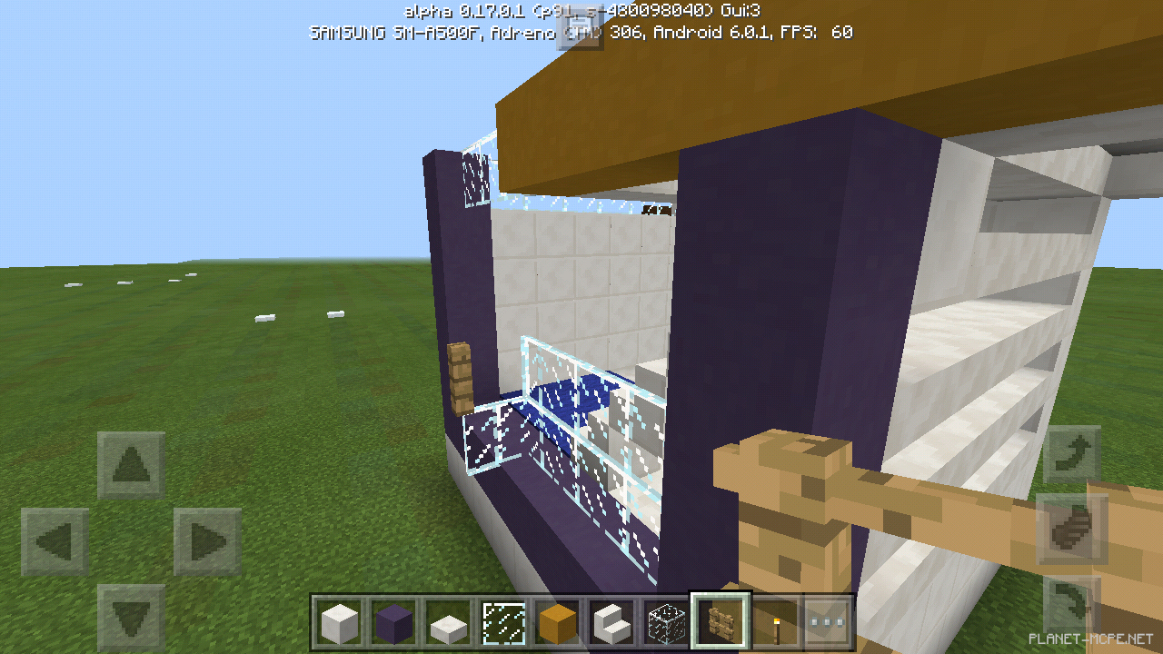 Трехэтажный дом в стиле модерн [2 часть][Гайды Minecraft PE]