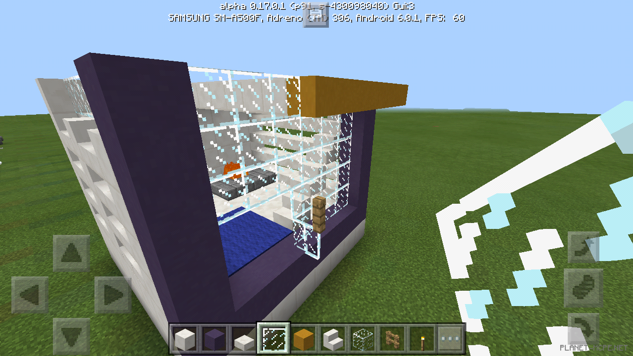 Трехэтажный дом в стиле модерн [2 часть][Гайды Minecraft PE]