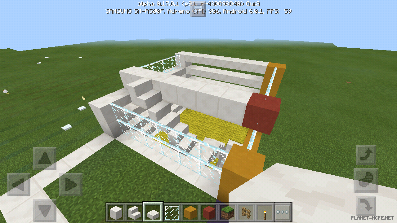 Трехэтажный дом в стиле модерн [2 часть][Гайды Minecraft PE]