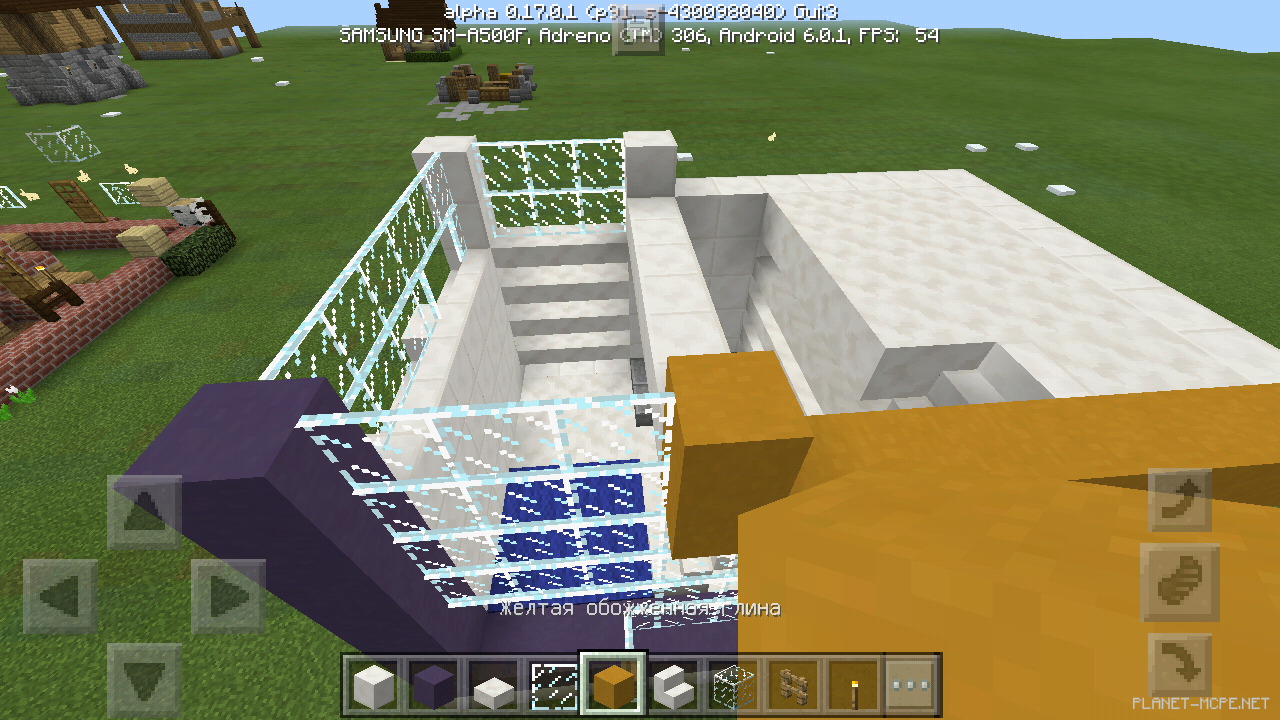 Трехэтажный дом в стиле модерн [2 часть][Гайды Minecraft PE]