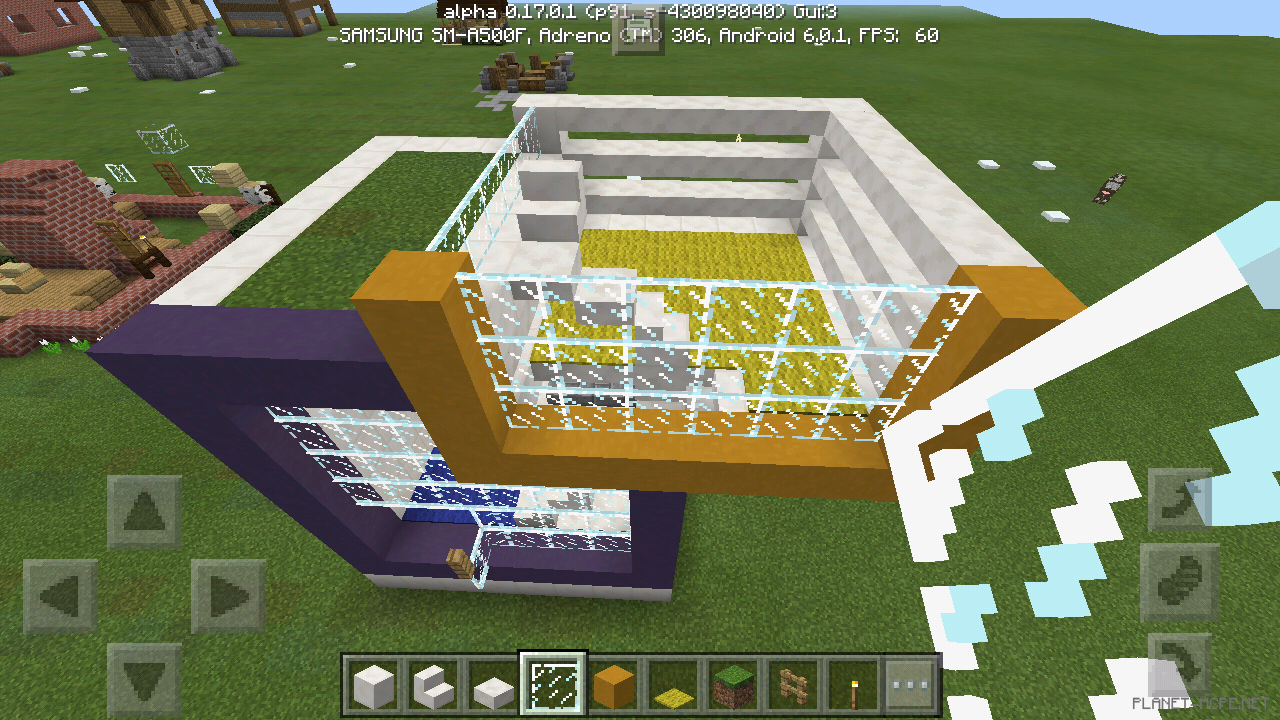 Трехэтажный дом в стиле модерн [2 часть][Гайды Minecraft PE]