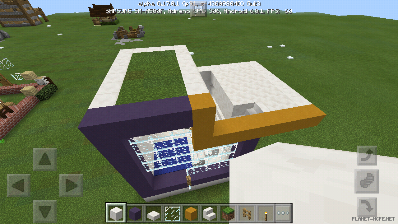 Трехэтажный дом в стиле модерн [2 часть][Гайды Minecraft PE]