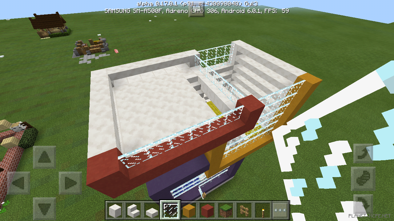 Трехэтажный дом в стиле модерн [3 часть][Гайды Minecraft PE]