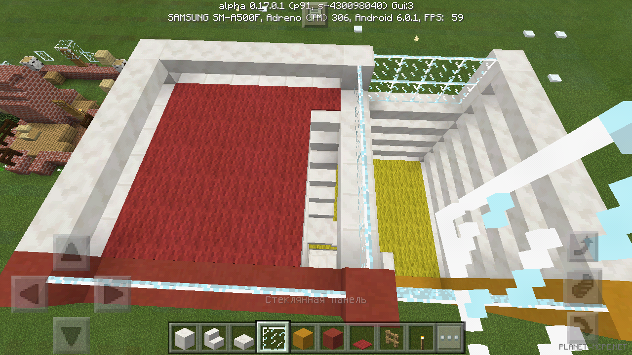 Трехэтажный дом в стиле модерн [3 часть][Гайды Minecraft PE]