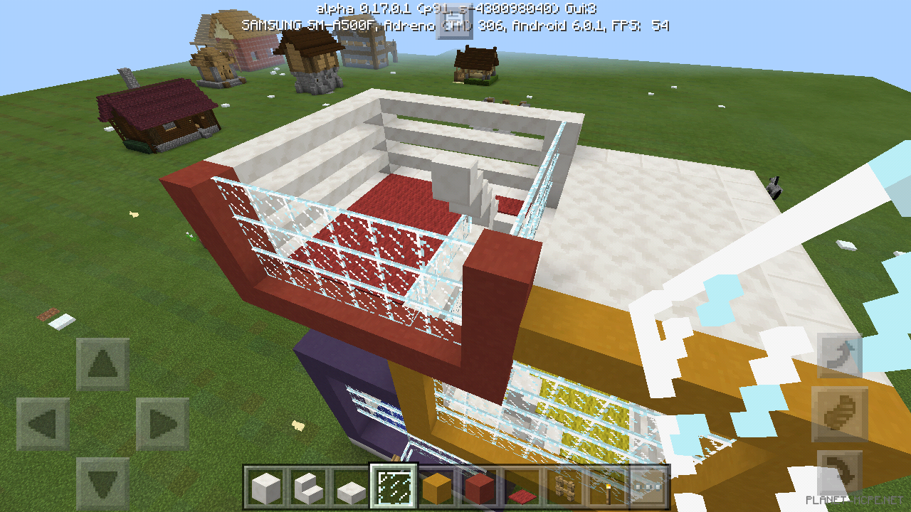 Трехэтажный дом в стиле модерн [3 часть][Гайды Minecraft PE]