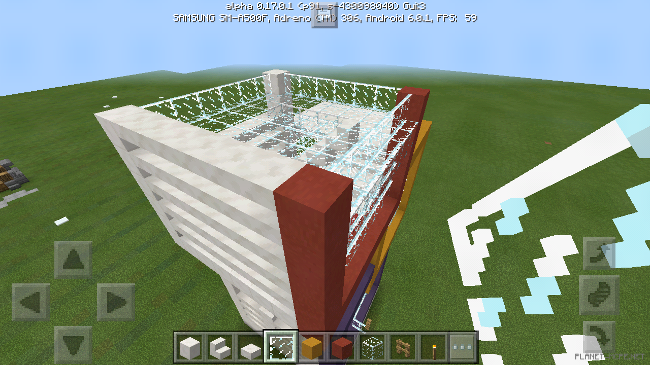 Трехэтажный дом в стиле модерн [3 часть][Гайды Minecraft PE]