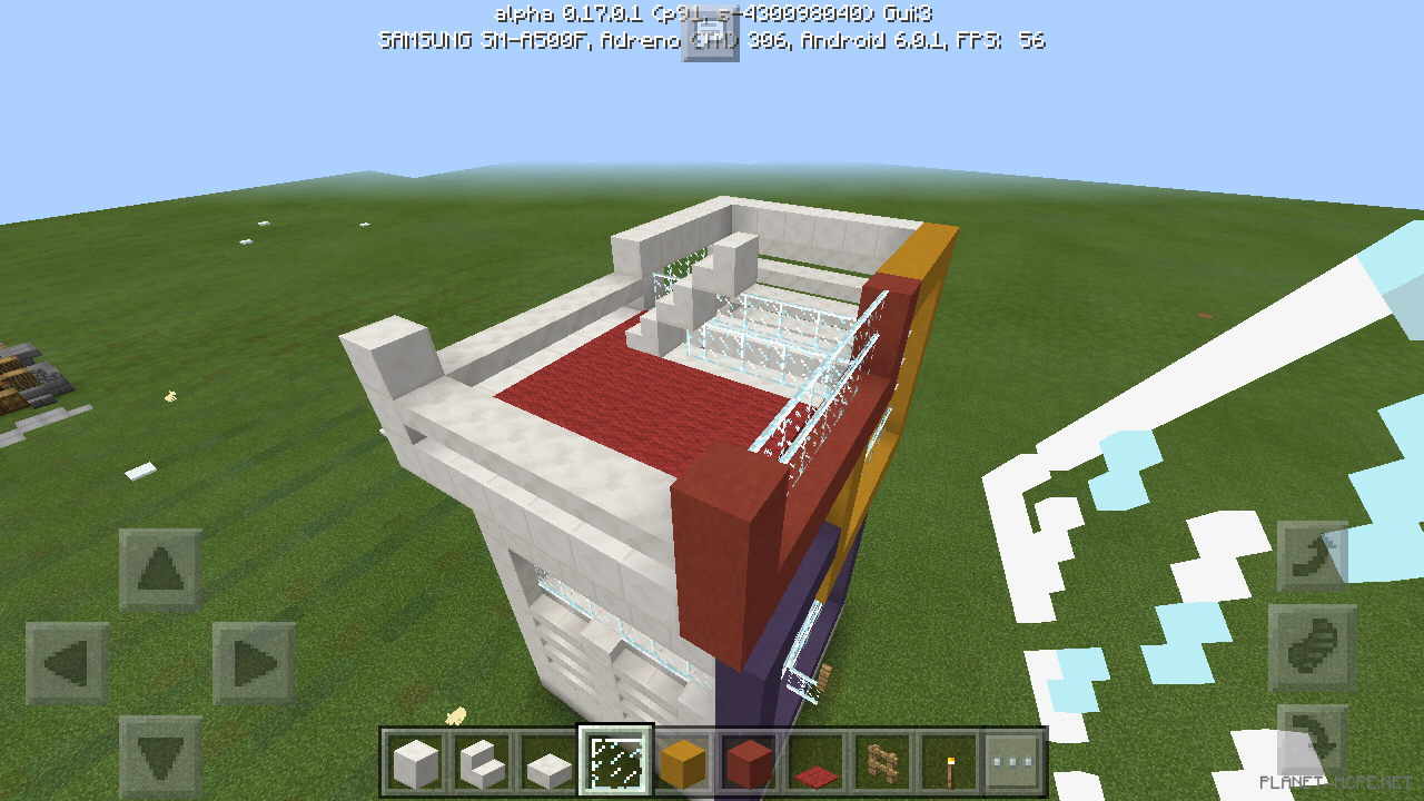 Трехэтажный дом в стиле модерн [3 часть][Гайды Minecraft PE]