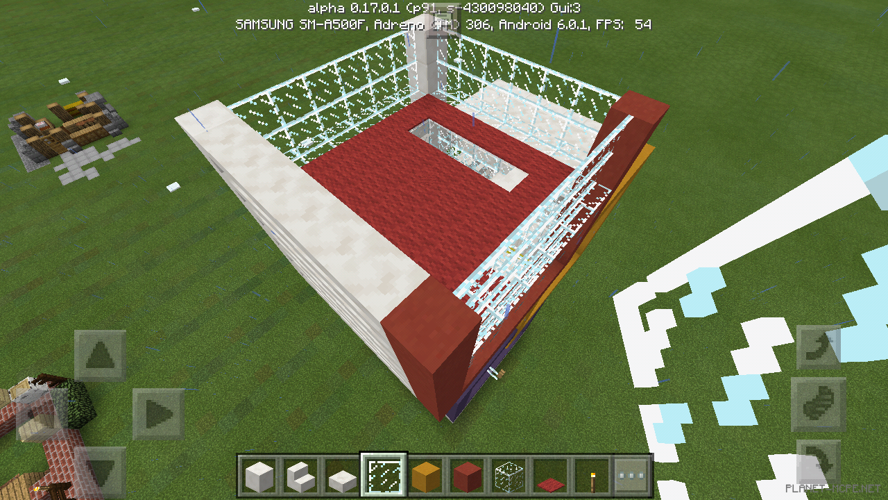 Трехэтажный дом в стиле модерн [3 часть][Гайды Minecraft PE]