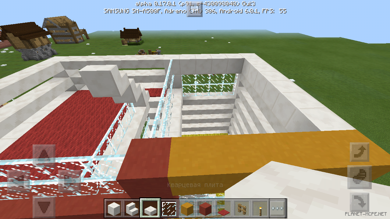 Трехэтажный дом в стиле модерн [3 часть][Гайды Minecraft PE]