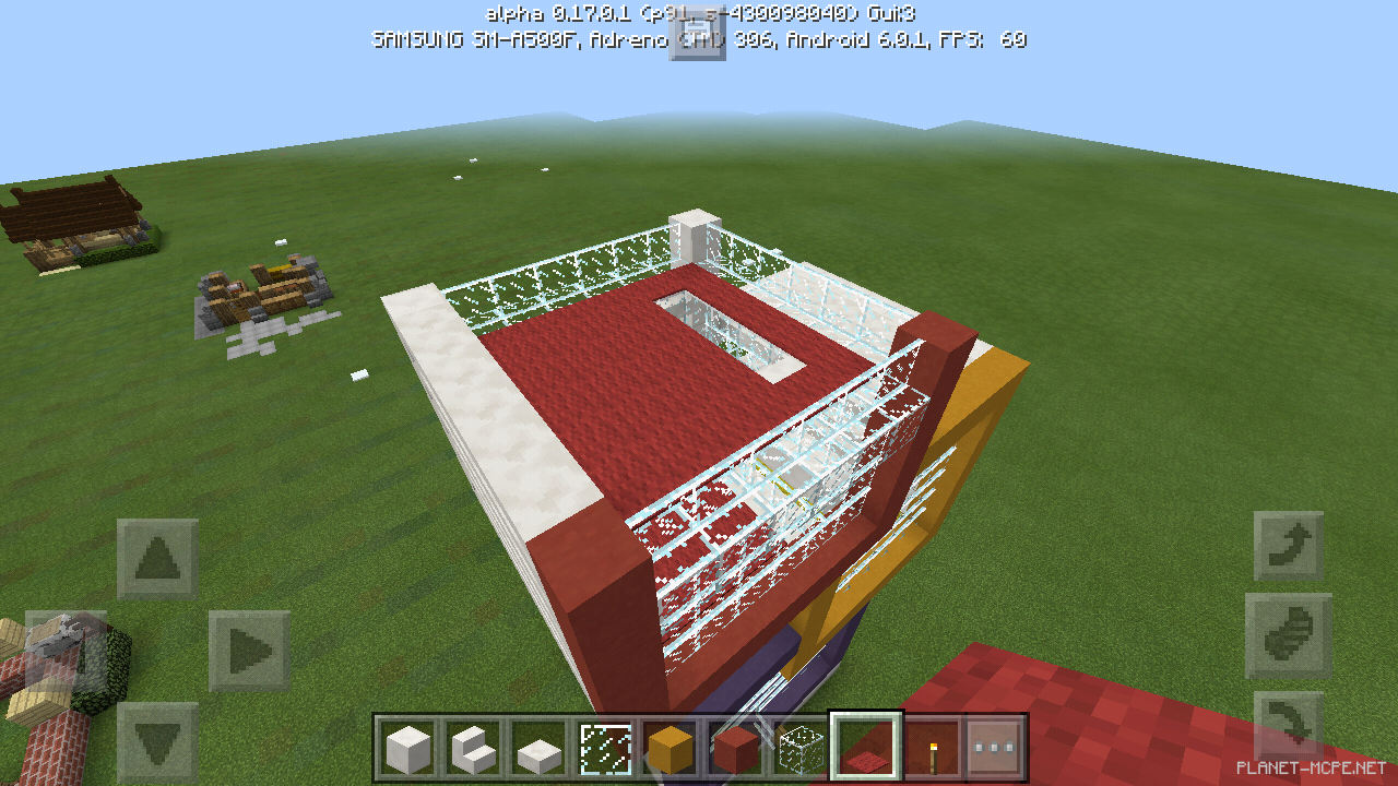 Трехэтажный дом в стиле модерн [3 часть][Гайды Minecraft PE]