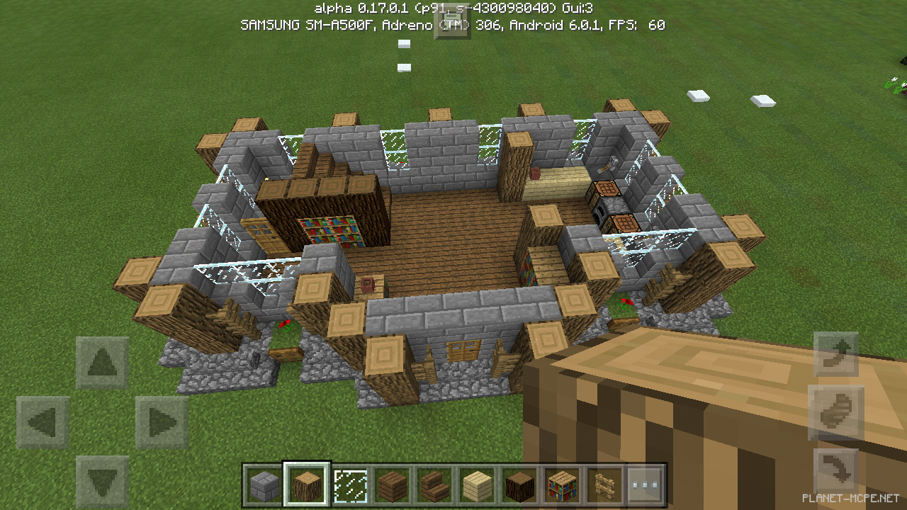 Большой средневековый дом [2 часть][Гайды Minecraft PE]