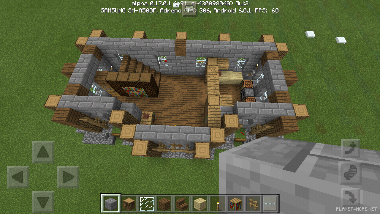 Большой средневековый дом [3 часть][Гайды Minecraft PE]
