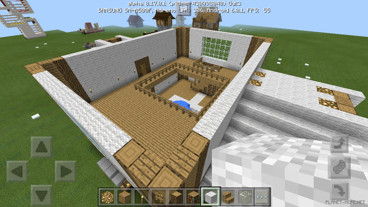 Дом из дерева и шерсти [10 часть][Гайды Minecraft PE]