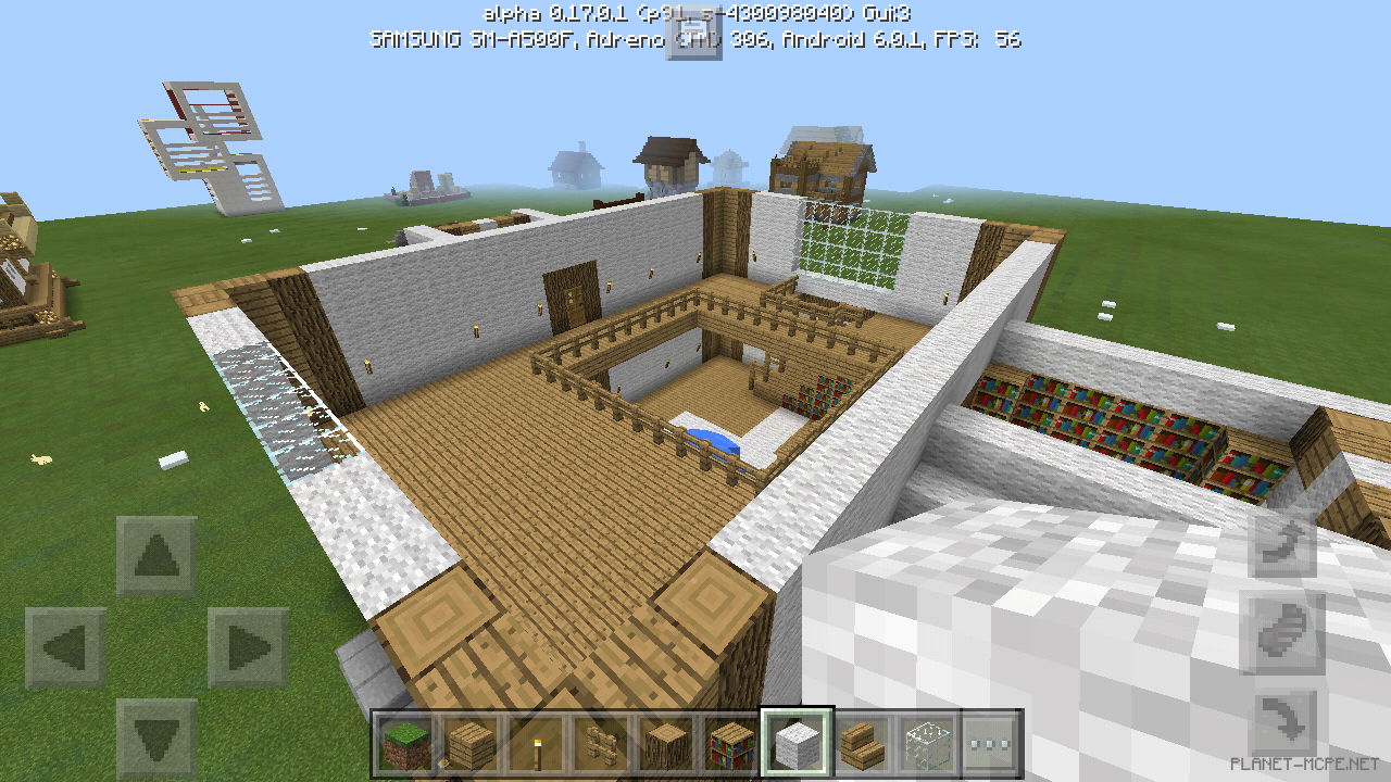 Дом из дерева и шерсти [10 часть][Гайды Minecraft PE]