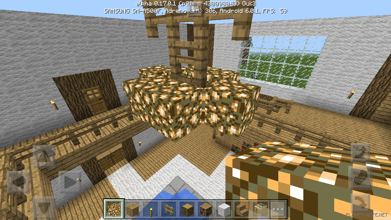 Дом из дерева и шерсти [11 часть][Гайды Minecraft PE]