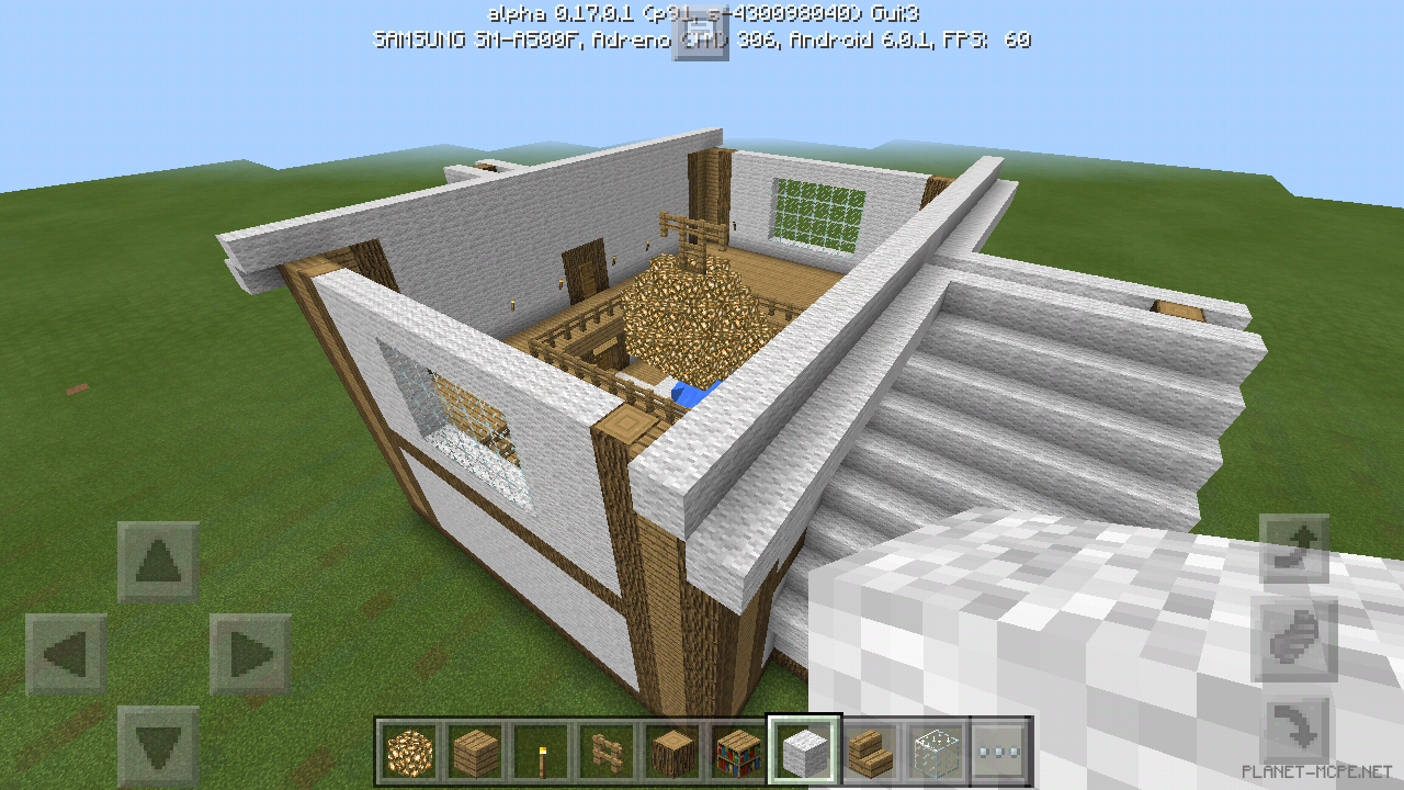 Дом из дерева и шерсти [11 часть][Гайды Minecraft PE]