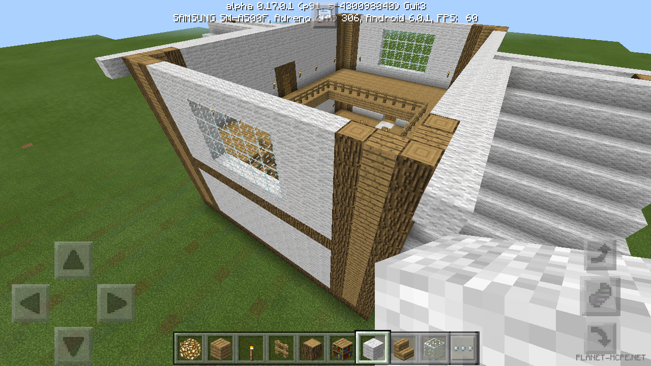 Дом из дерева и шерсти [11 часть][Гайды Minecraft PE]