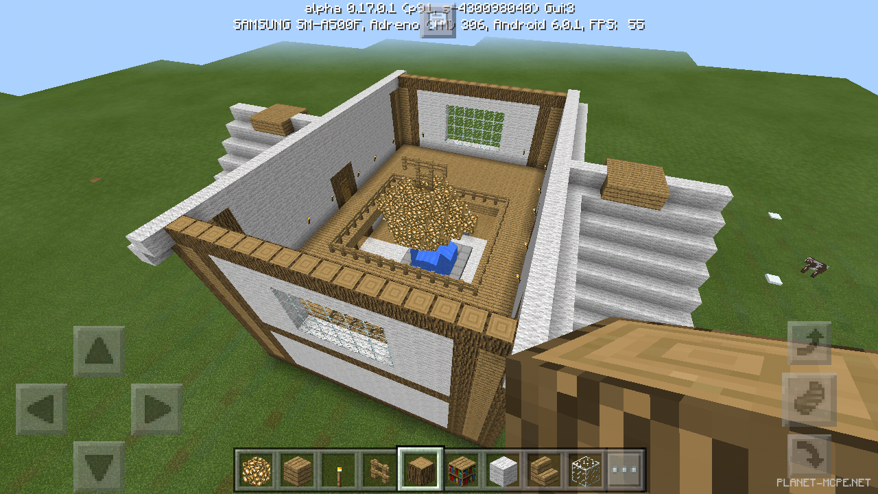 Дом из дерева и шерсти [11 часть][Гайды Minecraft PE]