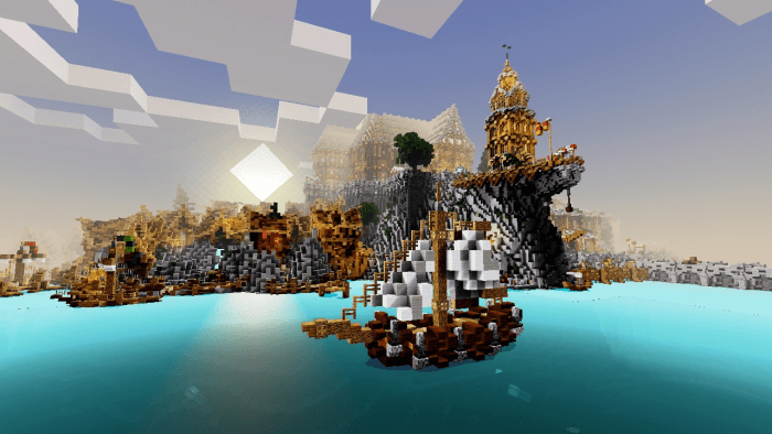 Корабль | Шейдеры Sunrise