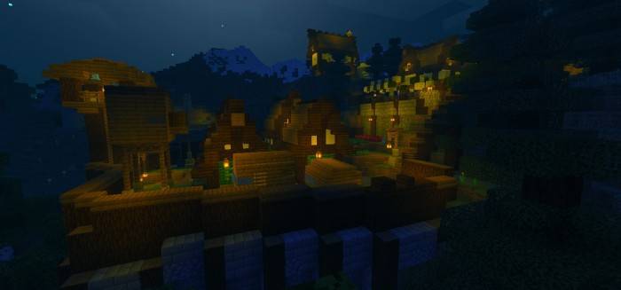 Деревня в МКПЕ | Шейдеры Enchanted HSBE