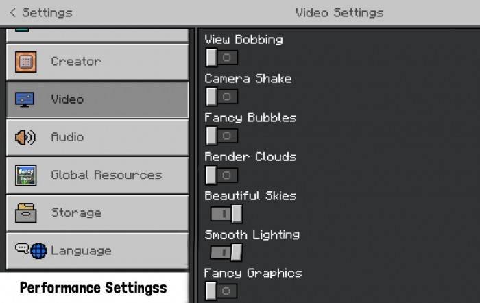 Настройки | Шейдеры Fancy