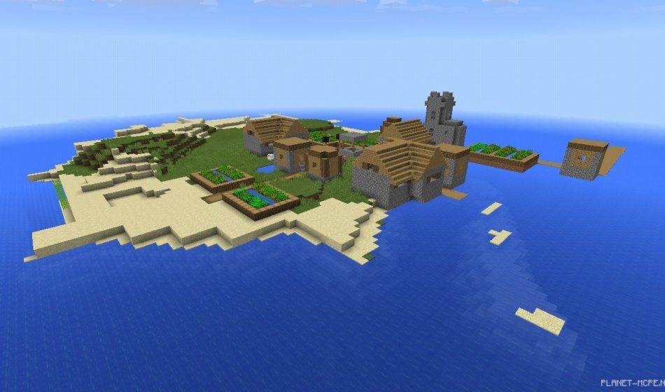 Редкий остров c деревней [0.13.x/0.12.x]