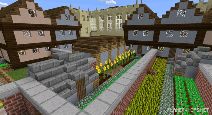 Карта Realistic Medieval Town