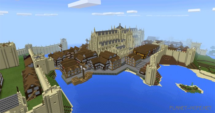 Карта Realistic Medieval Town