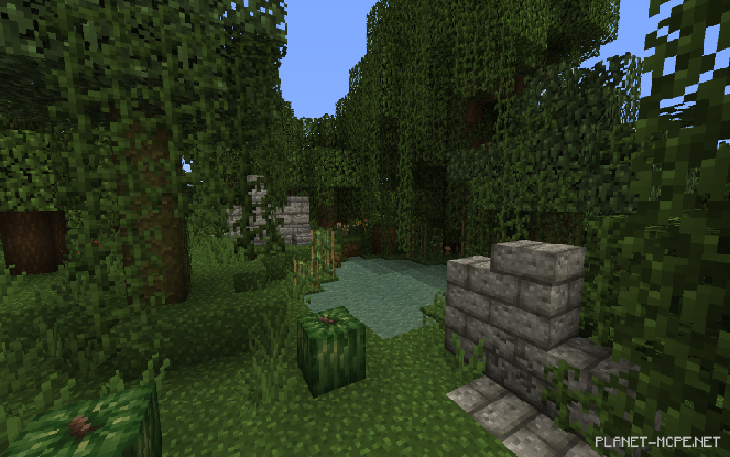 Текстур пак Jungle Ruins 0.14.1/0.14.0/0.13.1