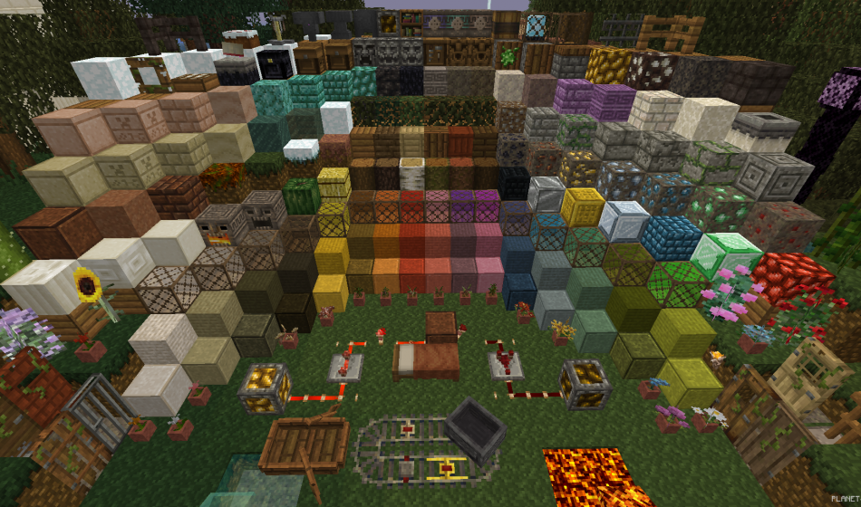 Текстур пак Jungle Ruins 0.14.1/0.14.0/0.13.1