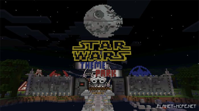 Карта Star Wars Theme Park