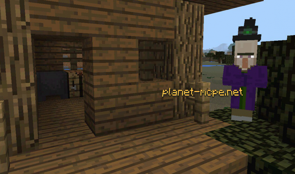 Хижина ведьмы и деревня на спавне [0.14.x]