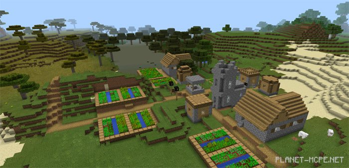 Три Храма, Хижины ведьм и деревня [0.14.x]