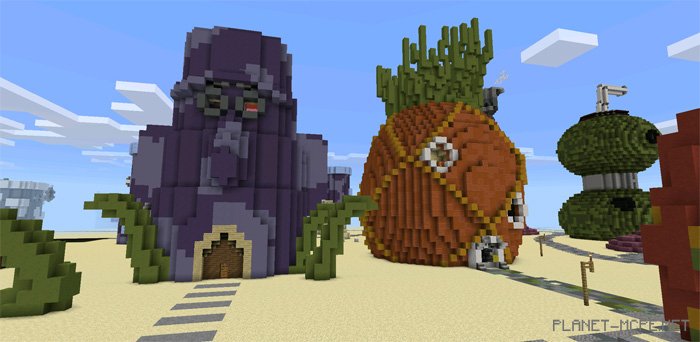 Map of Bikini Bottom City